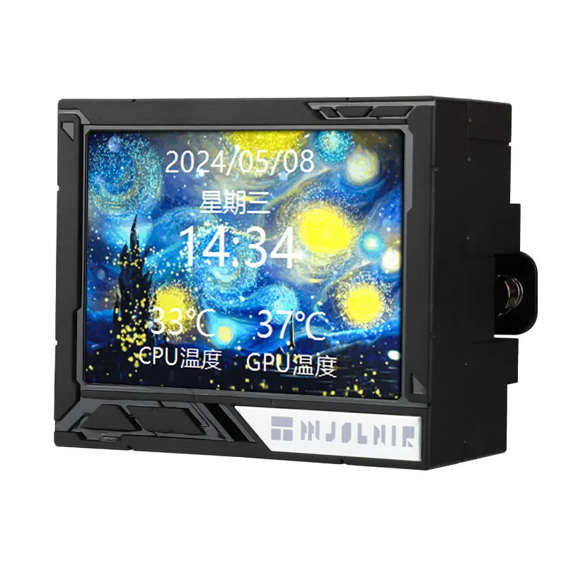 Thermalright MJOLNIR VISION X 360 No fans Version All-in-one water cold radiator 3.5” IPS LCD Supports LGA1851/1700 AMD AM4/AM5 view 4
