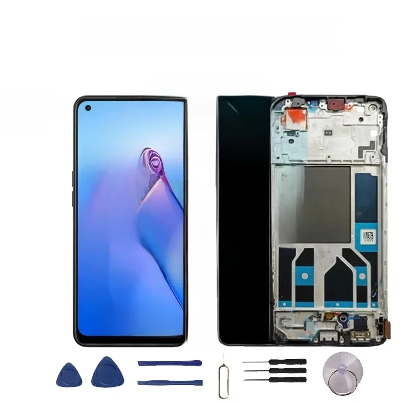 Dla OPPO Reno 8 5G Wymiana wyświetlacza 2400 * 1080 CPH2359 Reno 8 5G LCD Touch Digitizer — zdjęcie 2