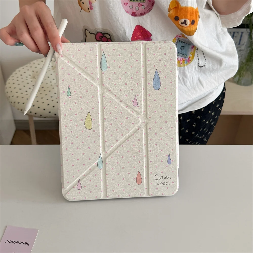 Polka Dot Cartoon Tablet Case for Pro 2024 2025 13