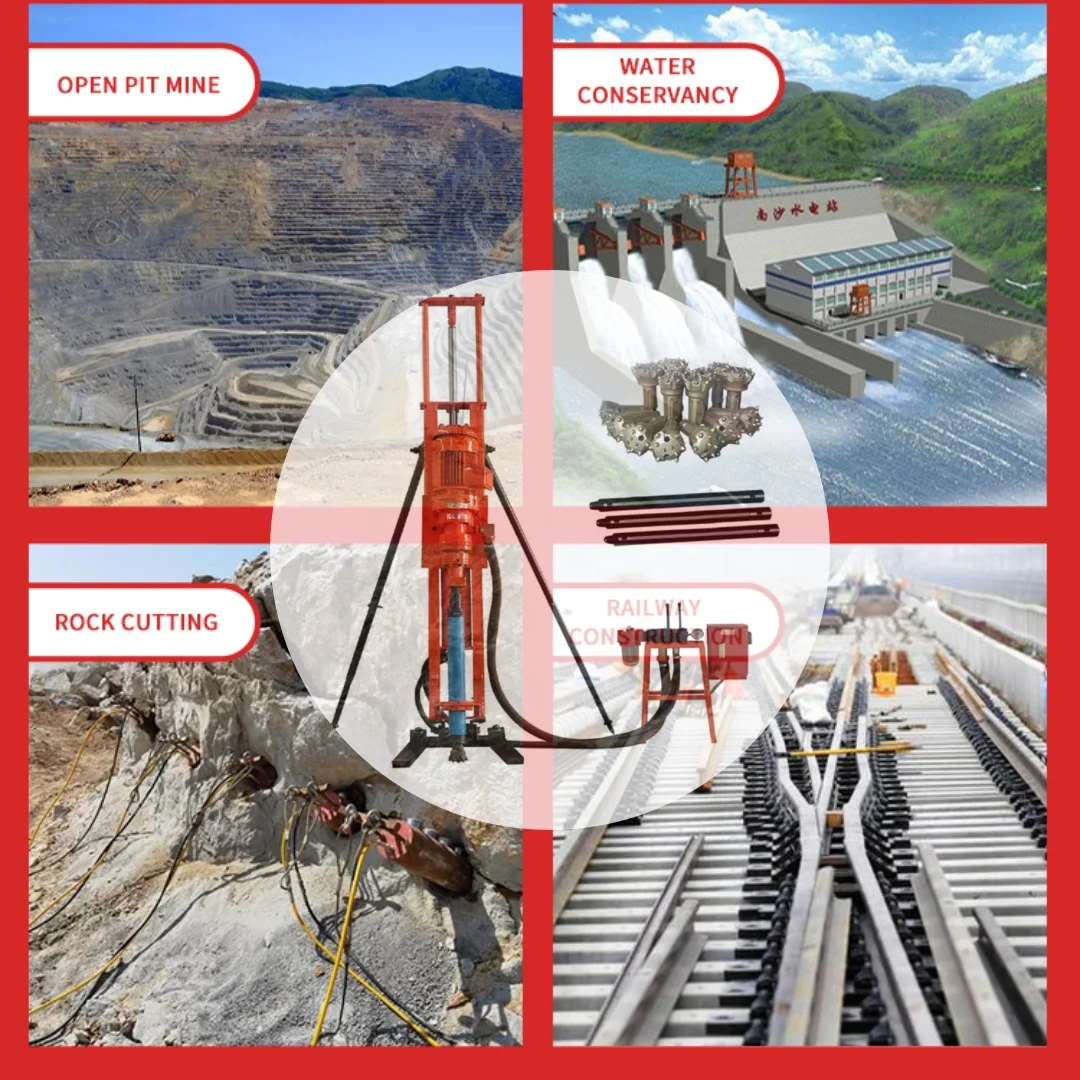 

Man-Portable DTH Drill Rig 20m Depth Hard Rock Bolt Blasting Slope Stabilization Machinery Factory Direct Sales