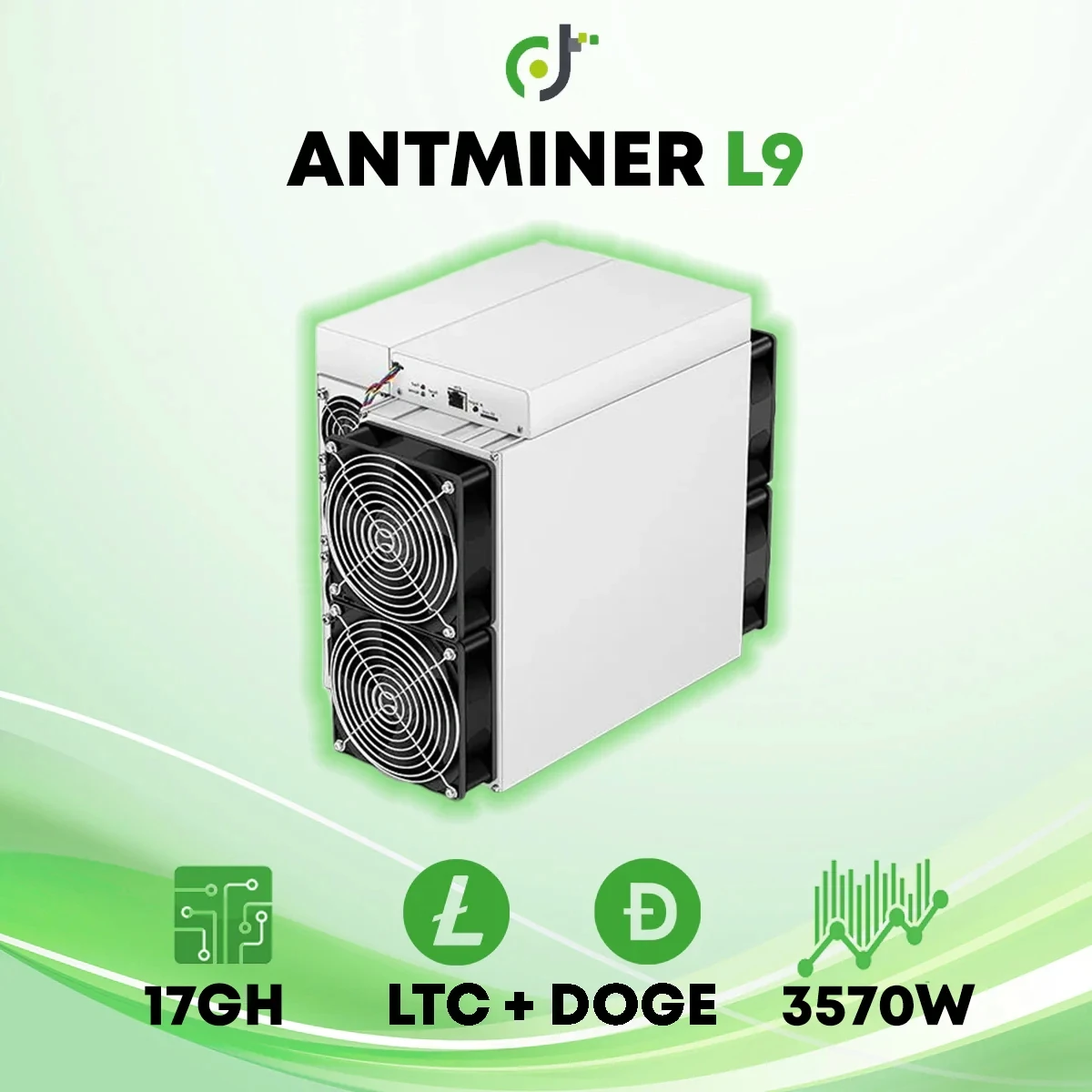 xmas sales NEW BITMAIN Antminer L9 17GH/S 3360W LTC/DOGE Coin Miner With Warranty