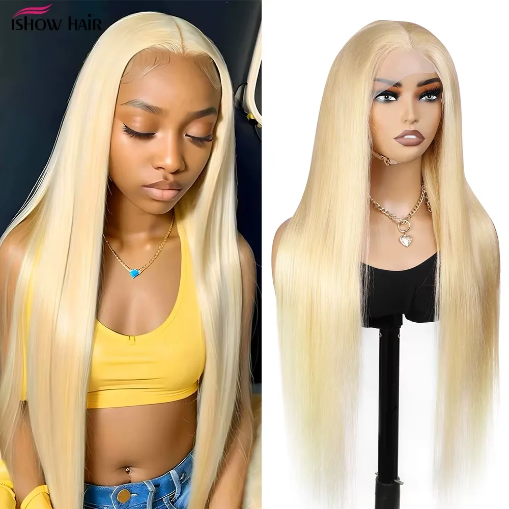 

613 Full Lace Straight Human Hair Wig Blonde Lace Front Wig Human Hair Full Lace Wig 13x4 Lace Front Human Hair Wig