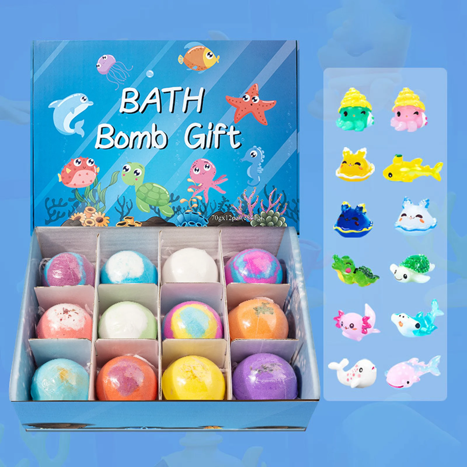 12pcs-bath-bubble-set-toys-relaxing-shower-salts-colorful-bath-time-fun-gift-set-ocean-theme-for-kids-girls-spa-birthday-summer