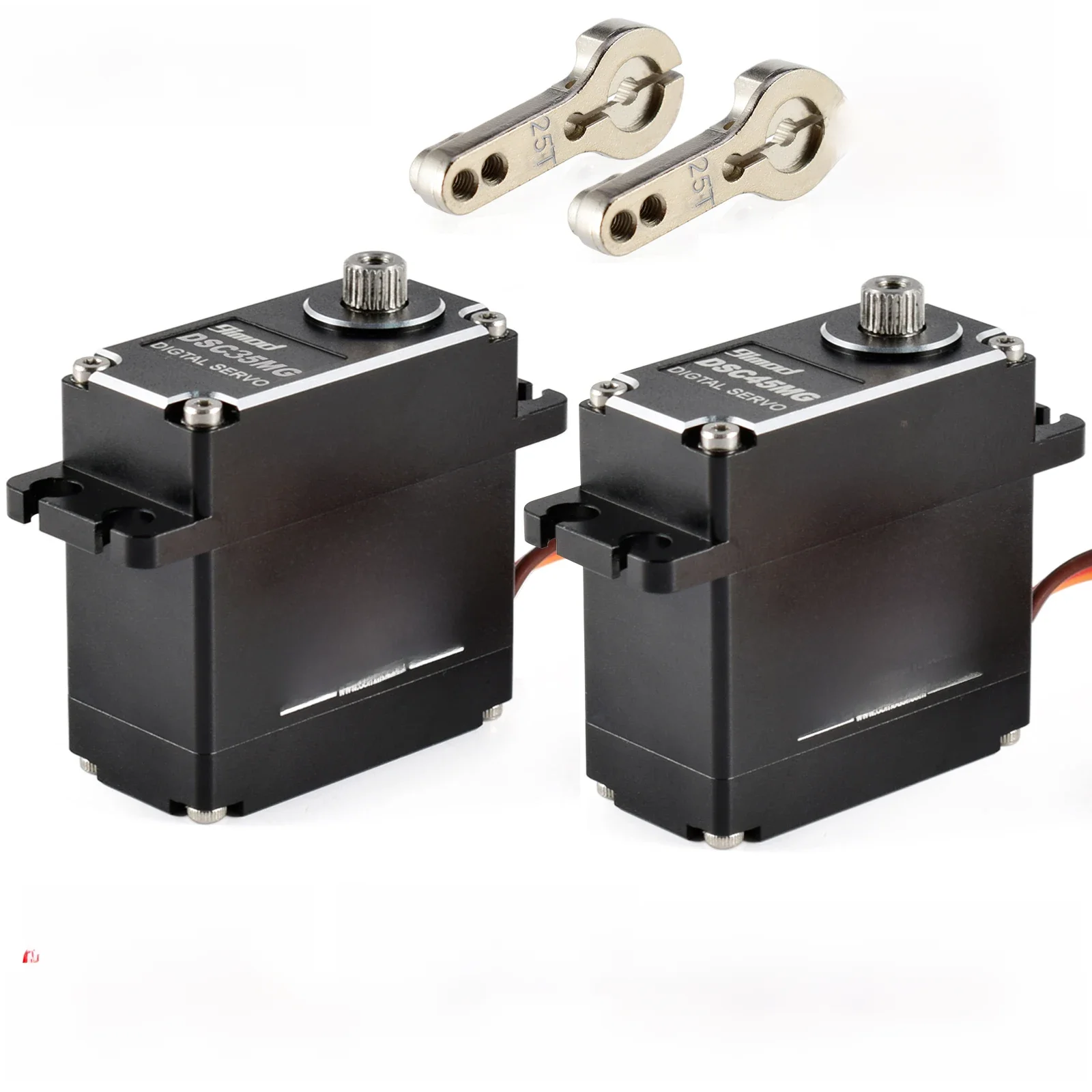 9imod Waterdichte Servo 35KG 45KG Aluminium Case Digitale Metal Gear HV Coreless Servo voor 1/8 1/10 RC Auto vrachtwagen Crawler Boot - afbeelding 2