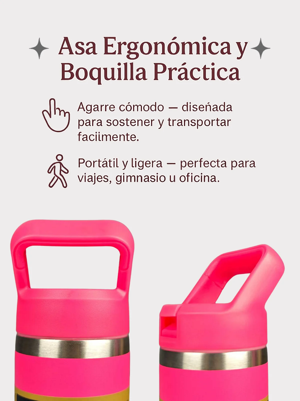 ترمس Fab-26 304 Sus 360 مل من الفولاذ المقاوم للصدأ مع مكنسة كهربائية مزدوجة الجدار، غطاء قابل للإزالة مع قش قابل للسحب، مقبض مريح، خالي من مادة Bpa، يحافظ على مشروبات باردة أو ساخنة لساعات المكتب، مثالي للمكتب، #3