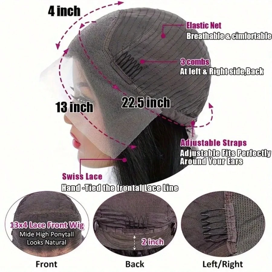 250 densidad onda del cuerpo 13x6 Hd peluca Frontal de encaje cabello humano brasileño pelucas de encaje prearrancadas para mujeres 13x4 Hd pelucas delanteras de encaje