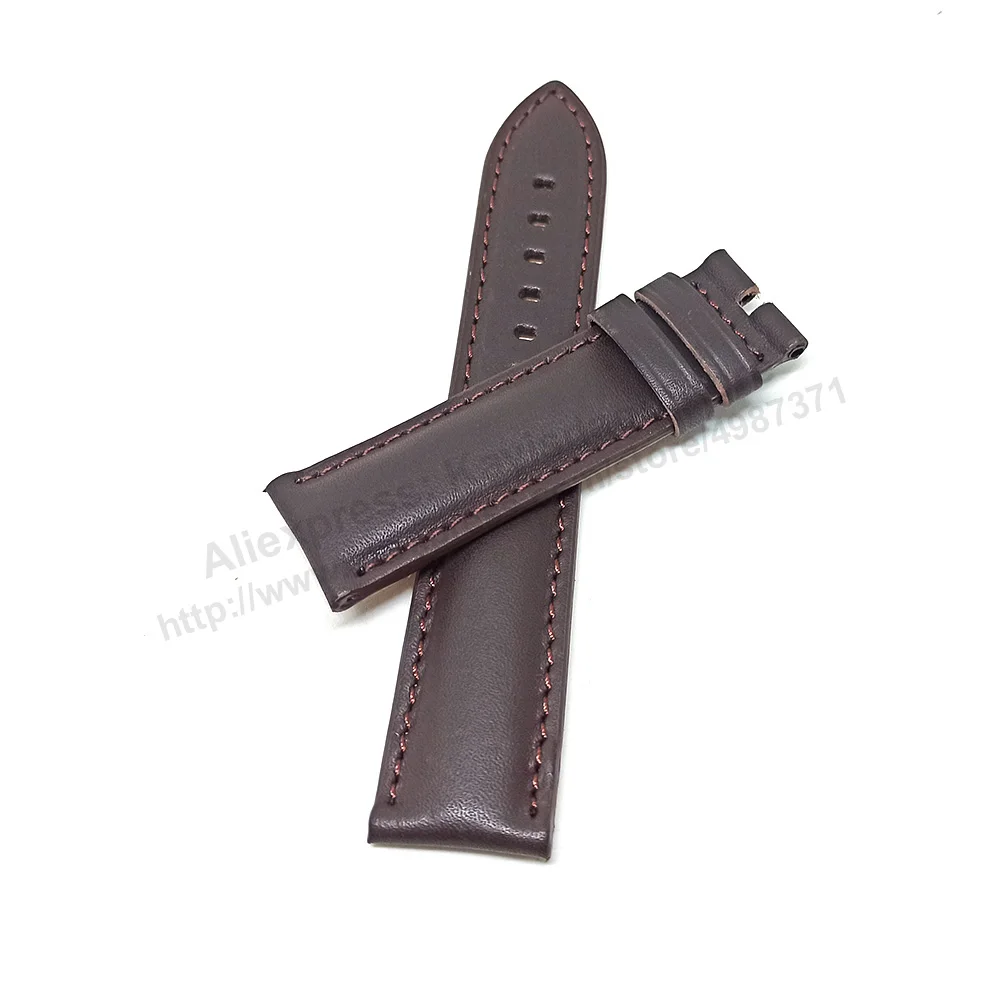 22mm Dark Brown Genuine Leather Watch Fits with Fossil FS5901 , FTW4003 , FTW2119 , FTW10012 , BQ2363 , BQ2432 , BQ2650 Fennmore image 5