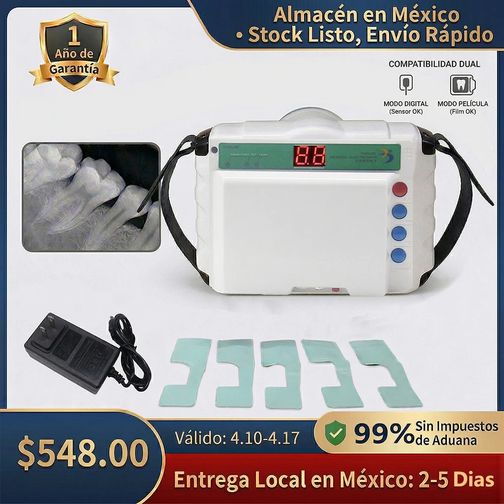 Cámara de Rayos X Dental Portátil, Equipo de Rayos X de Alta Frecuencia, Unidad de Rayos X Inalámbrica, Cámara Digital de Mano