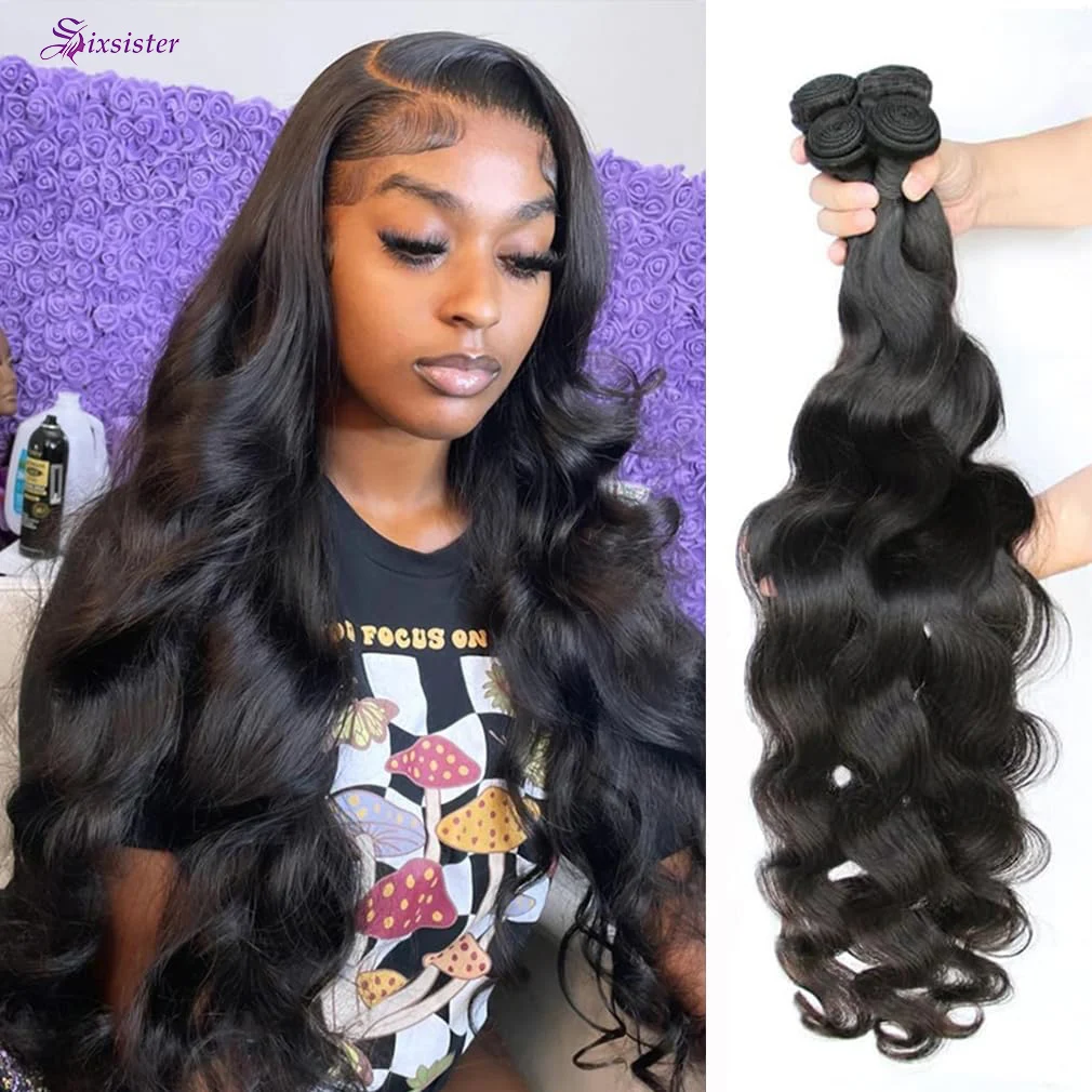 

Пучки человеческих волос Объемная волна 1/3/4 Пучки 100% человеческих волос Бразильские девственные объемные волны 4 шт. Быстрое плетение 3 пучка наращивания