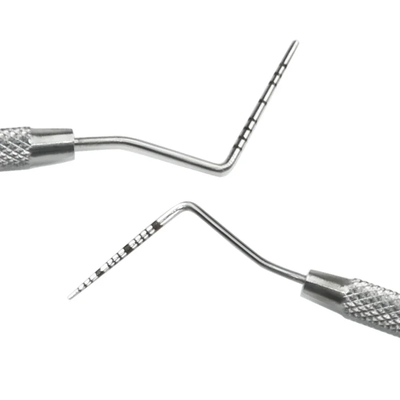 Dental Graduated Periodontal Probe CPI Probe with Scale Instrument dentystyczny Sprzęt endodontyczny 1-15/1-10 Narzędzie ze stali nierdzewnej — zdjęcie 2