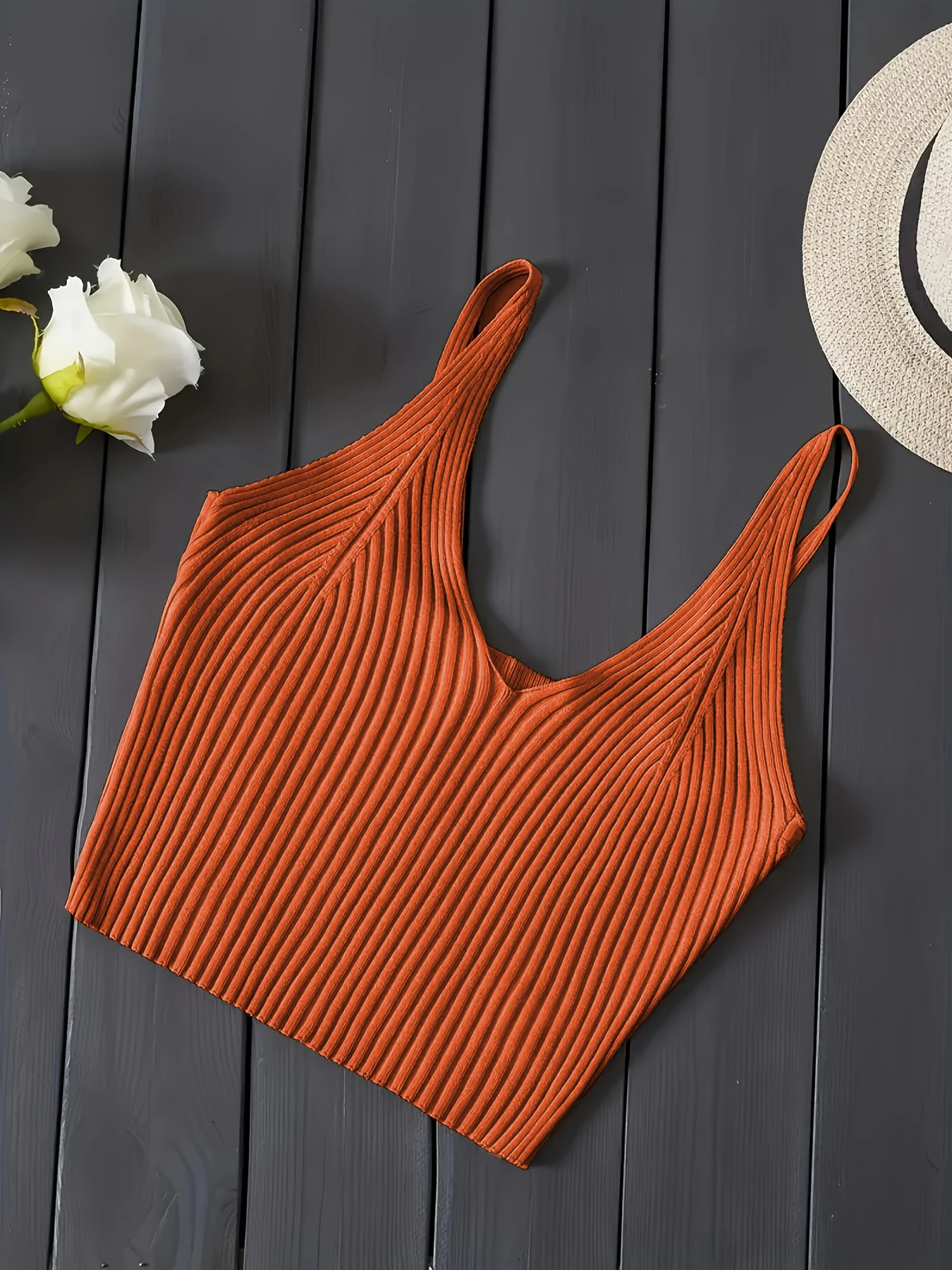 Sexy Crop Tops Knit Halter Tank Top Women Summer Camis Backless Camisole Fashion Ribbed Tube Top Female Sleeveless Cropped Vest