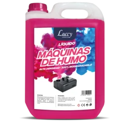 Líquido Máquina de Humo Natural 5 Litros | Líquido Máquina Humo Alta Densidad y Larga Duración, Seguro para Respiración, Fiestas, Eventos, Discoteca