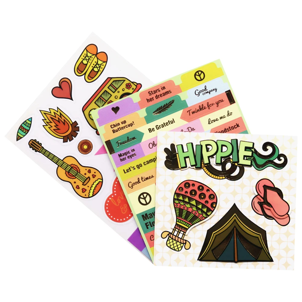 Creative Path Stickers Embellishments Pack Crafts Accessories For Scrapbooking Card Making Journaling Self Adhesive Decorations