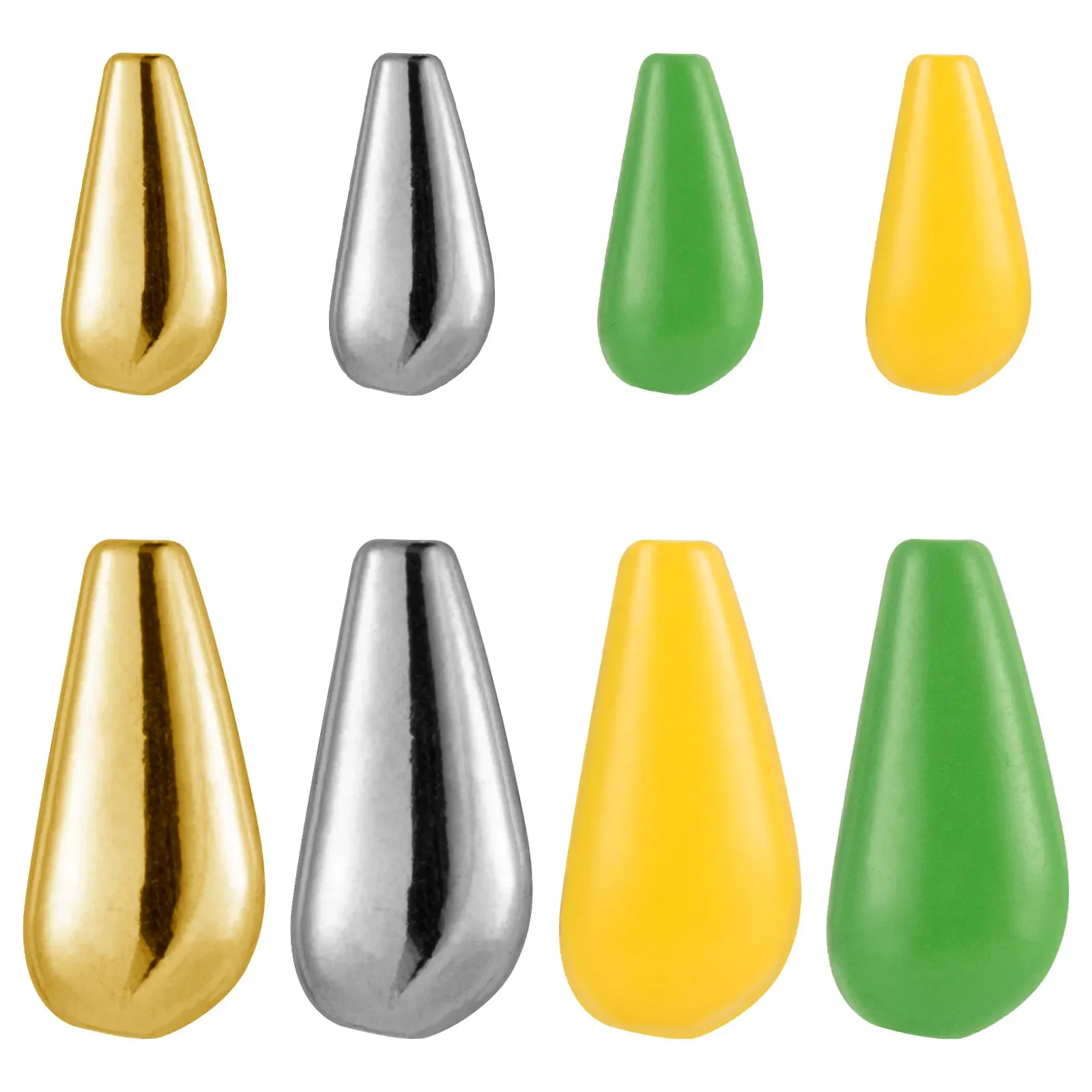 Perles de pêche en ligne pour corps de spinnerbait, matériel de pêche en eau douce, 10/20 pièces