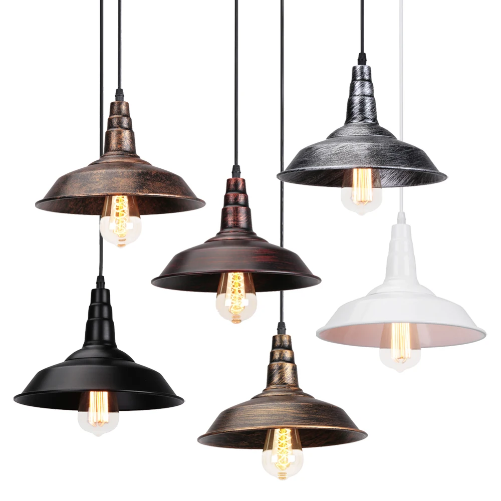 

Industrial Retro Pendant Light Dining Room Restaurant Kitchen Hanging Lamp Loft Vintage Bedroom Lighting Ceiling chandelier E27