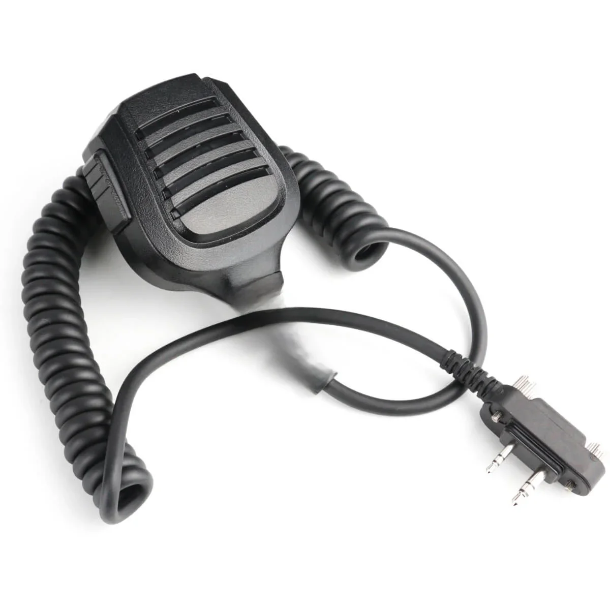 Retevis HK010 czarny mikrofon ręczny IP54 wodoodporny mikrofon głośnikowy odpowiedni do dwuzakresowego radia Ham RA89/P2/P62 — zdjęcie 2