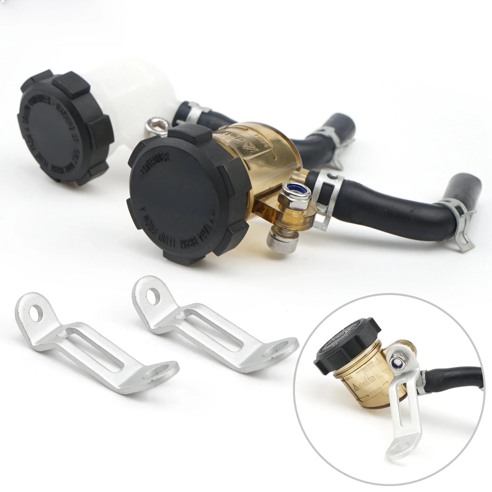 AliExpress ADELIN Motorcycle Brake Oil Tank Foot Brake Master Cylinder Adelin PX1 Oil Cup Fluid Bottle Reservoir Dirt Bike Scooter Pitbike