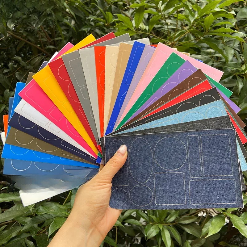 10X18cm Selbst Klebstoff Reparatur Kit Fix Reißt Löcher Unten Jacke Kleidung Waschbar Patches DIY