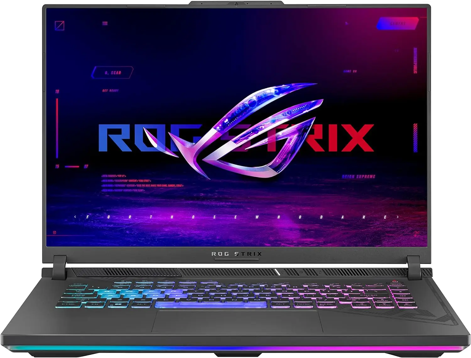 Новое поступление, распродажа, игровой ноутбук ASUS ROG Strix G16 (2024), 16 дюймов 16:10 FHD дисплей 165 Гц, NVIDIA®GeForce RTX™4060, Intel Core