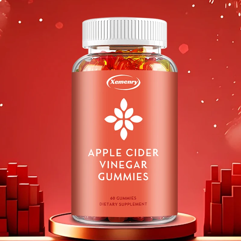 Pure ACV Apple Cider Vinegar Gummies - Accelerate Weight Loss, Whiten Skin, Support Natural Digestion - 60 Gummies