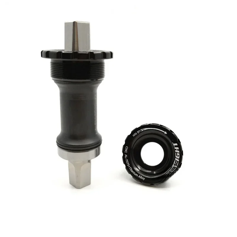 Do roweru składanego Brompton 68mm kwadratowy otwór wspornik dolny oś ze stopu tytanu 103mm 107mm 110mm 113mm 119mm oś roweru górskiego — zdjęcie 2