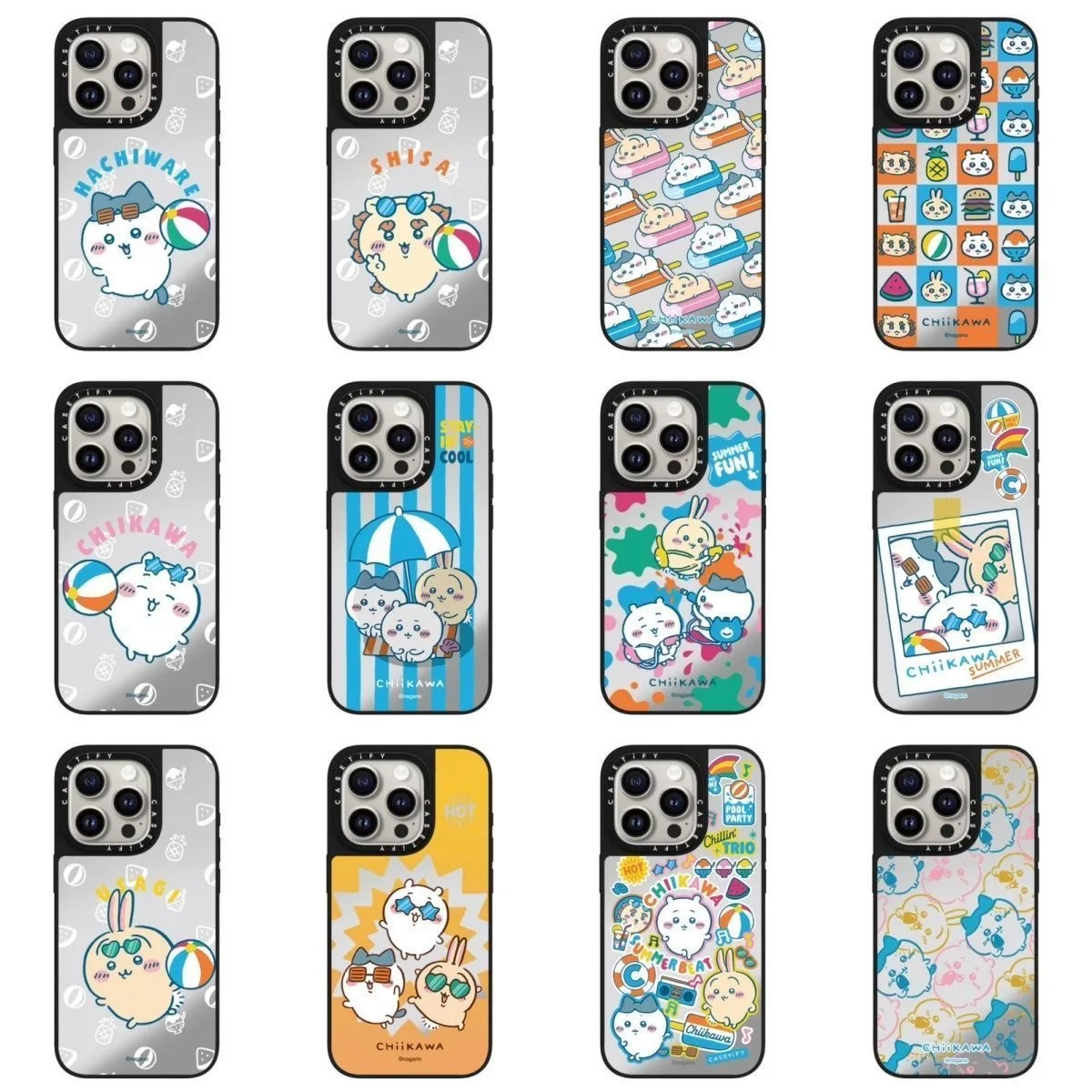 حافظة هاتف Chiikawa ذات علامة تجارية مشتركة لهاتف iPhone 17 Pro Max، Apple 15 شفط مغناطيسي 16