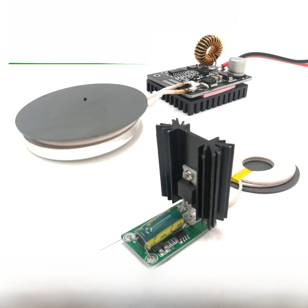 100W 4A DC 12V 24V Kabelloses Netzteil Ladespule Sender + Empfänger Roboter-Ladegerät Hocheffiziente Magnetische Isolation