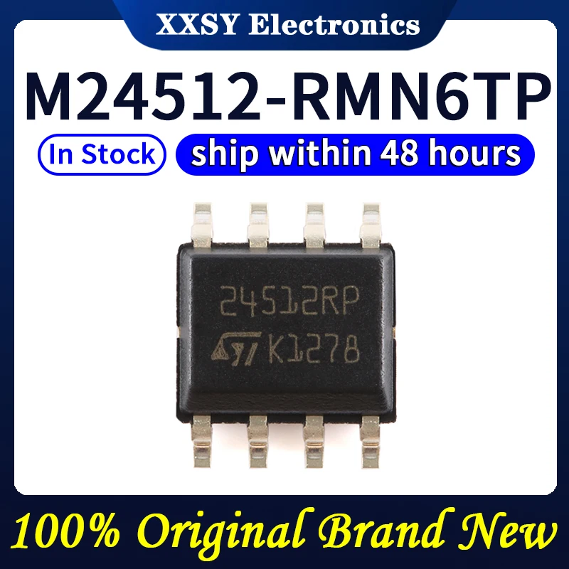 M24512-RMN6TP SOP8 100% качественный оригинальный новый