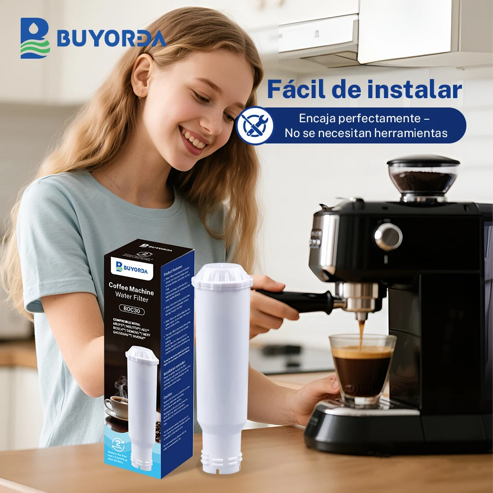 Cartucho De Filtro De Agua Para Máquina De Café Compatible Con for Krups, for Melitta, for AEG, for Bosch, for Siemens, for Neff & for Gaggenau, Nivona