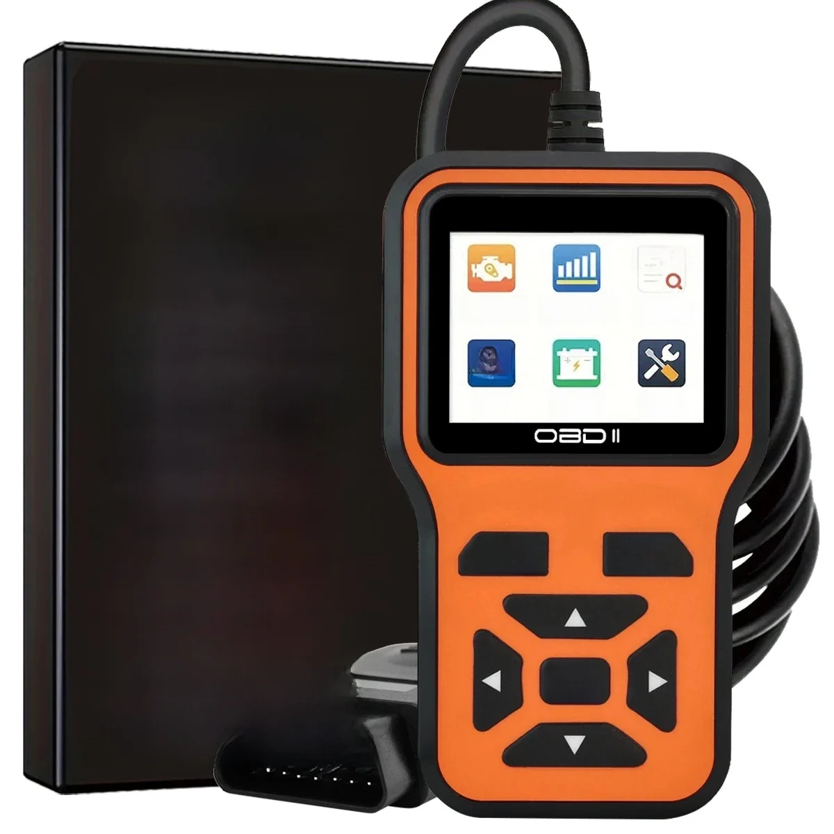 Auto OBD2 Scanner Diagnostisch Hulpmiddel Codelezer, Autospanningstester Motorfoutcodescanner, Laadtester Diagnostisch Hulpmiddel V500 - afbeelding 2