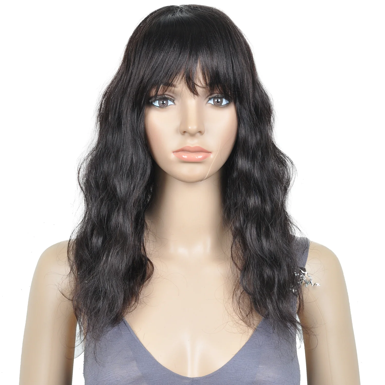 شعر مستعار بشري عذراء برازيلي طبيعي غير معالج، موجة S