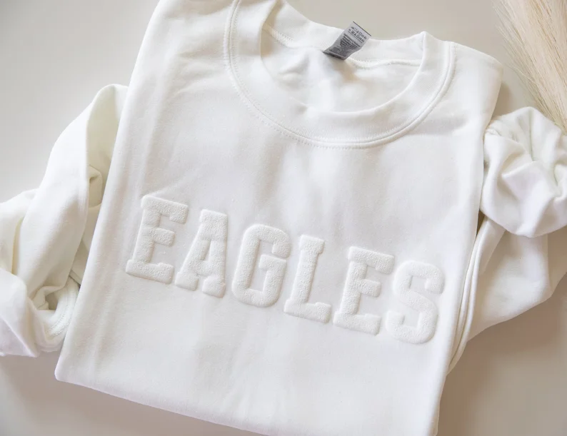 Kapuzenpullover mit individuellem Text, personalisierter Puffdruck, geprägtes Sweatshirt, Geschenk für Mama, Weihnachtsgeschenkidee, Geschäftslogos, Mitarbeitergeschenk
