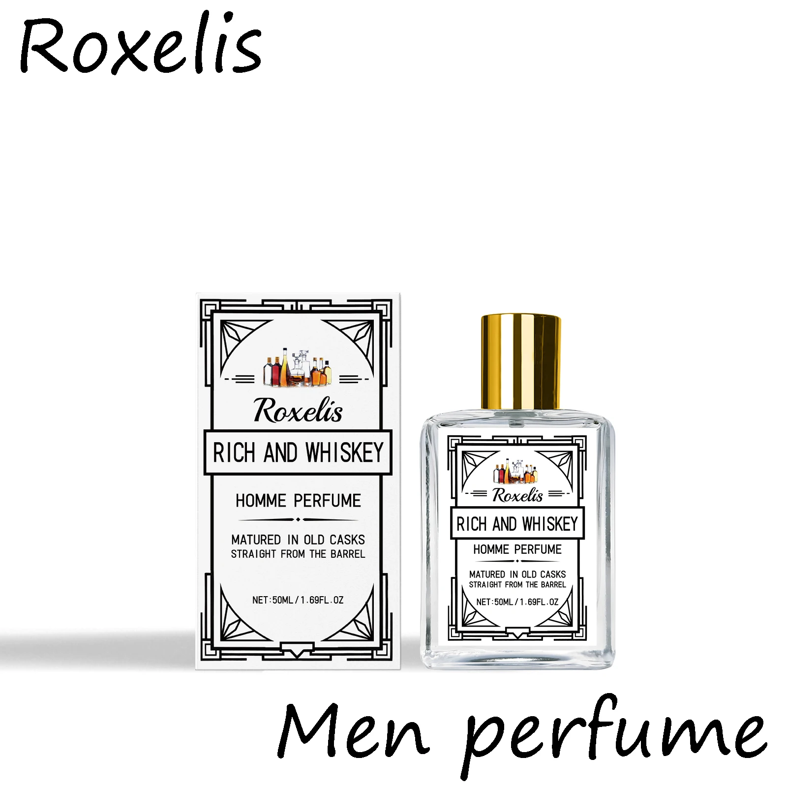 

Roxelis мужские духи стойкий элегантный аромат натуральный шарм привлекают женские освежающие не раздражающие мужские духи для ухода за виски