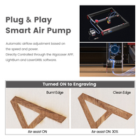 AlgoLaser Alpha MK2 20W Handwriting Smart Engraving Machine with Optional 1064nm Module APP Control DIY Engraver for ALL Metals