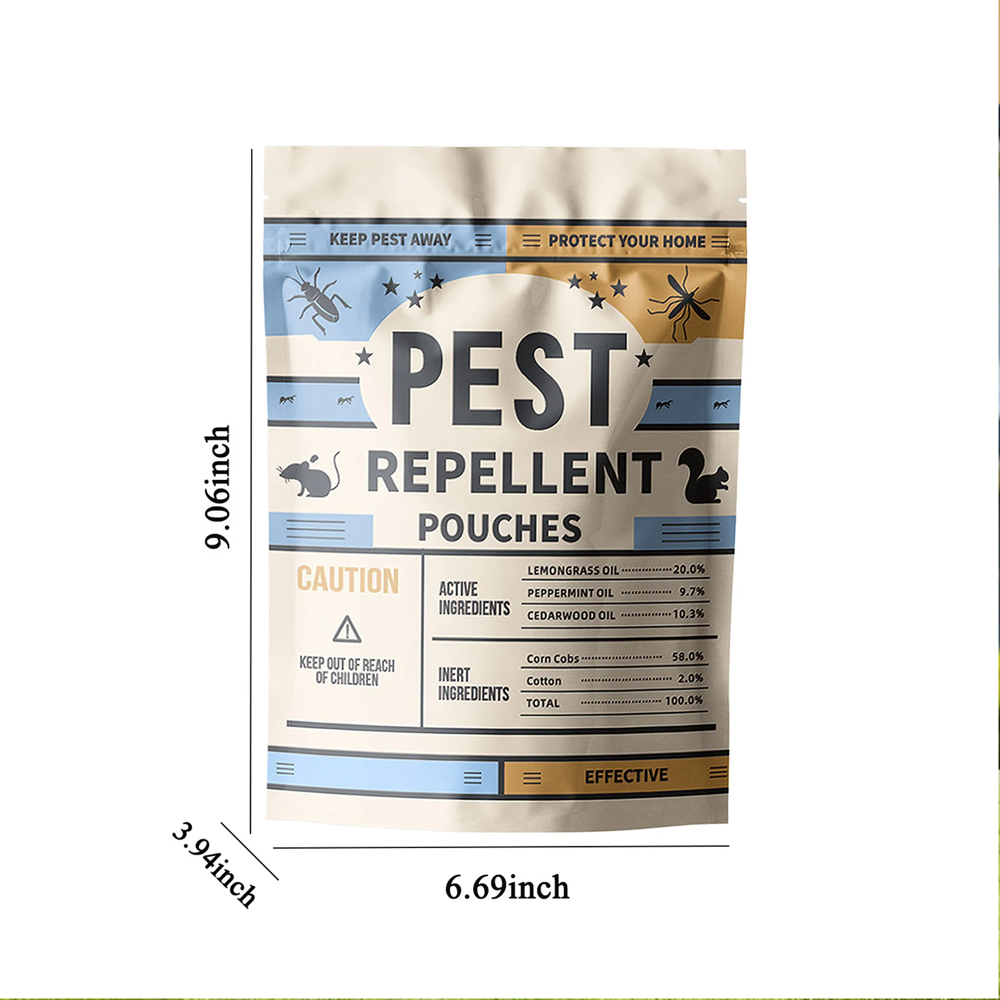 Pest Control Pouches Mosquito Repellent Mice, Rats, Ants, Cockroaches, Moths, and Other pests Peppermint Oil Mouse Repellent rat Repellent for House