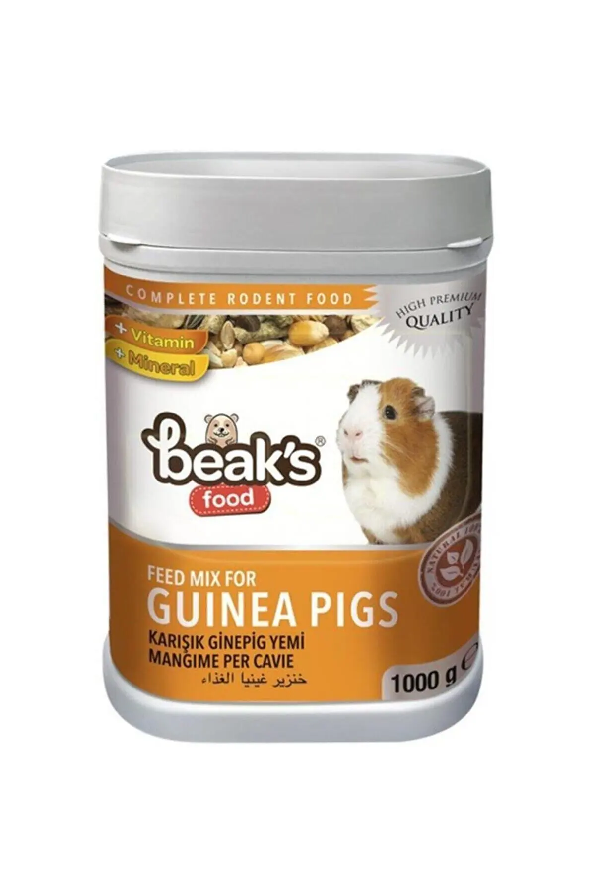 Complete Rodent Food 1 Kg For Guinea Pigs With Vitamins Minerals Quality Natural Delicious Fresh