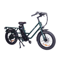 GOGOBEST GF200 20 Inch Electric Cargo Bike 15.6Ah Removeable Lithium Battery 500W Rear Hub Brushless Motor Shimano 7S Shifter