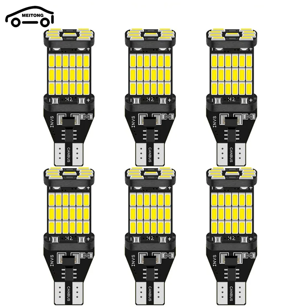 2/6 шт., Сверхъяркие лампы T15 W16W 912 921 T16 T10 902, 45 шт. 2/6 шт., Сверхъяркие лампы T15 W16W 912 921 T16 T10 902, 45 шт.