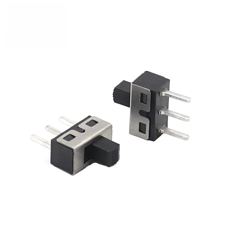 【10-5 sztuk】 SS12D10 SS12D11 przełącznik dwupozycyjny 3 piny proste stopy 1P2T uchwyt wysoki 5mm odstęp 4.7mm 3A 250V SS12D10G5 — zdjęcie 2