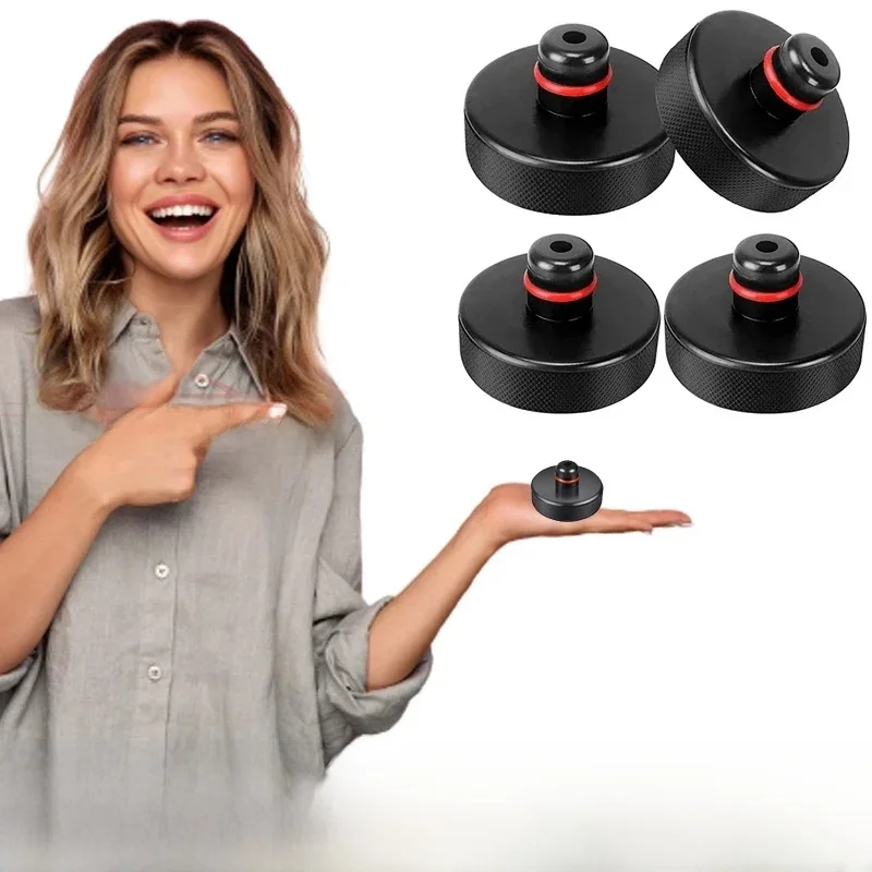 Coussinets de levage pour Tesla modèle 3 Y S X Juniper 2026 2025 2024, accessoires, rondelles en caoutchouc, supports de levage de châssis, boîtier adaptateur, 4 pièces