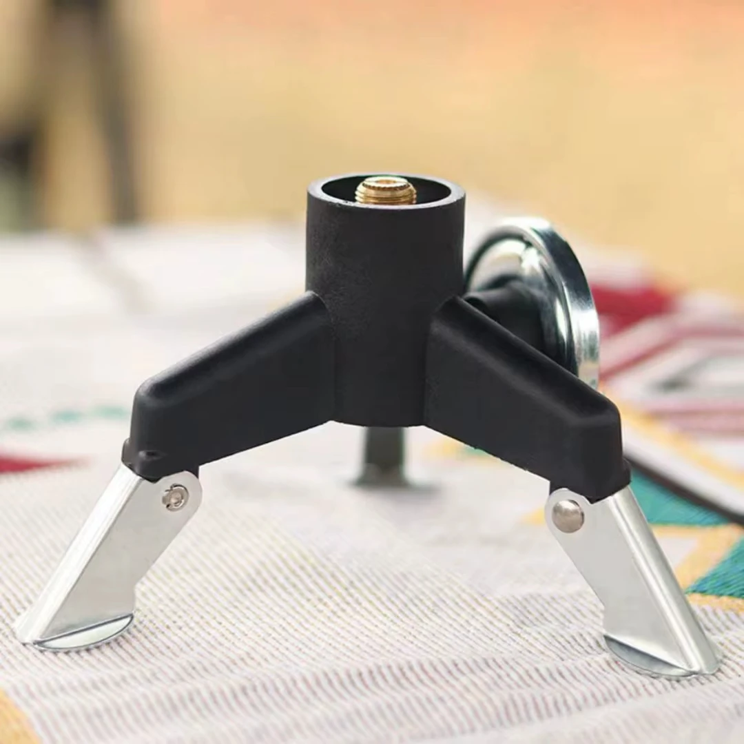 Camping Gas Stove Adapter Connector Portable Folding Tank Tripod Stand Stainless Steel Outdoor Hiking Backpacking Cooking Gear