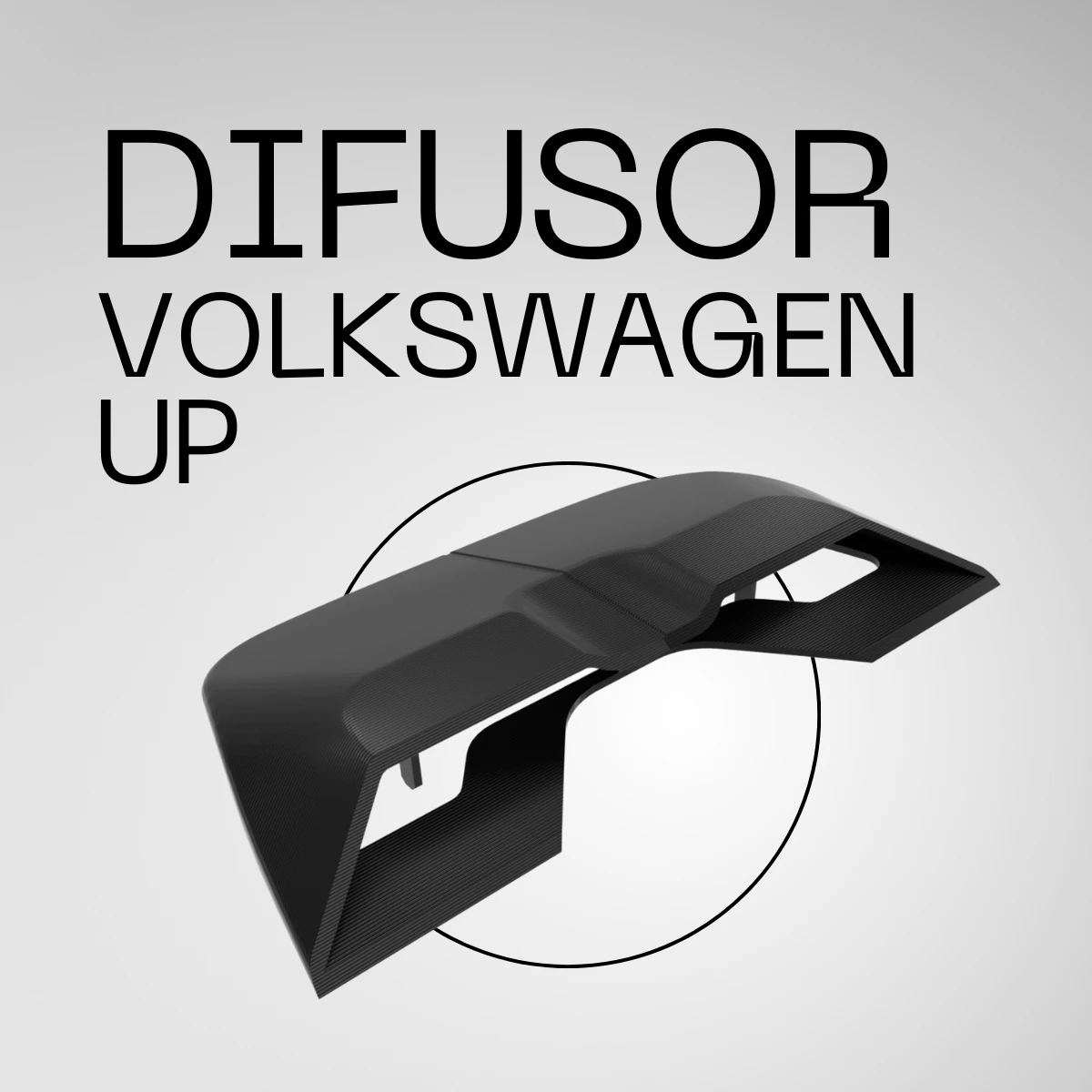 Air Conditioning and Ventilation Directing Diffuser Compatible with Volkswagen UP