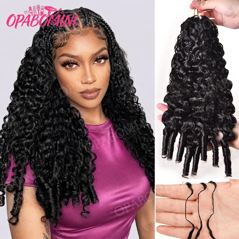 Capelli umani ricci birmani per crochet, 100% capelli umani, 60/120 g/180, ciocche di capelli umani pre-divise senza nodi per crochet, 14-26 pollici, nodi invisibili, capelli umani per crochet