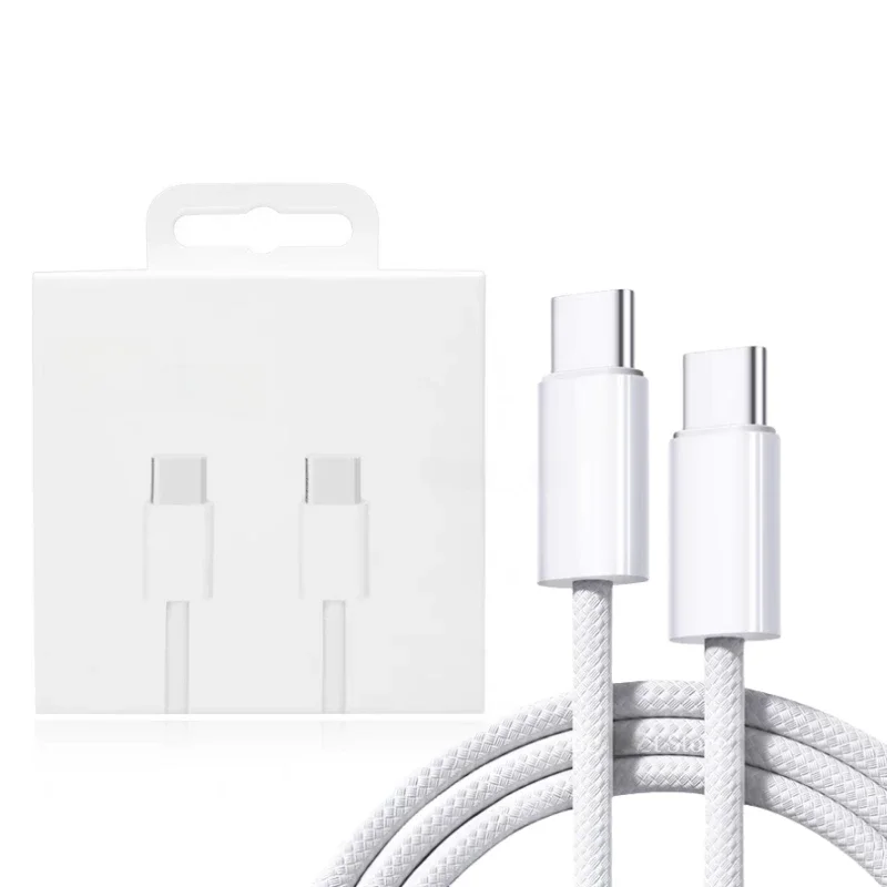 Câble de chargeur rapide USB-C d'origine pour iPhone 15 Pro Max 15 Pro 15 Puls PD 60W USB-C tissage charge ligne de données accessoires