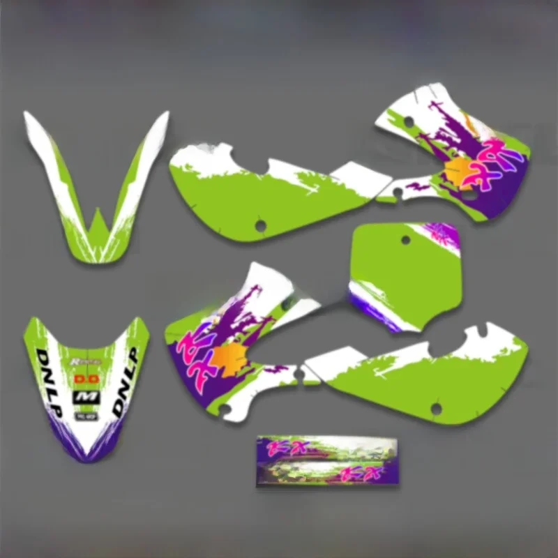 AliExpress DSMTECH GRAPHICS & BACKGROUNDS DECAL STICKERS Kits For KAWASAKI  2000 2003 2004 2005 2006 2007 2008 2009-21 KX65  Pit Dirt bike