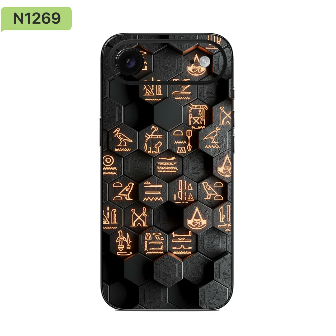 شارات تغليف الجلد لهاتف iPhone 17 Air - مجموعة Nexa Skins IA046 - ملصقات فينيل للهاتف المحمول