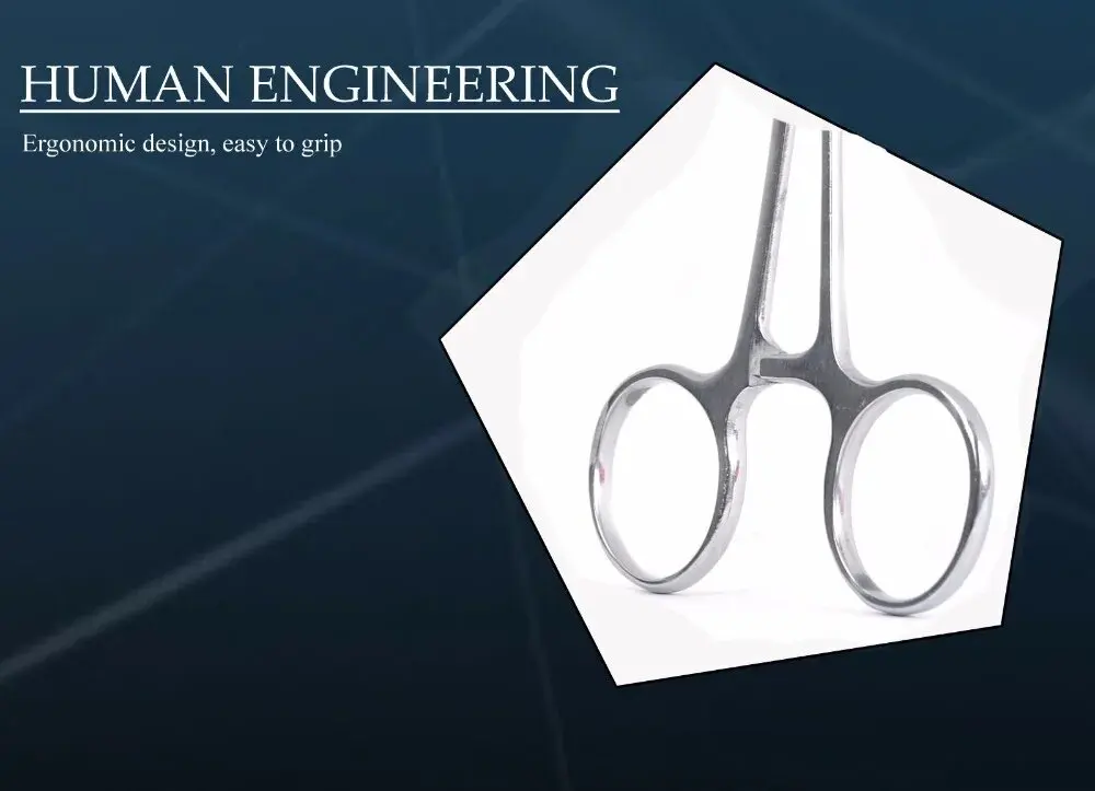 MAXIMUMCATCH Gebogene Hemostats Fliegenfischen Zange Edelstahl Haken Saubere Schneidklingen Angelwerkzeug Zubehör – Detail 7