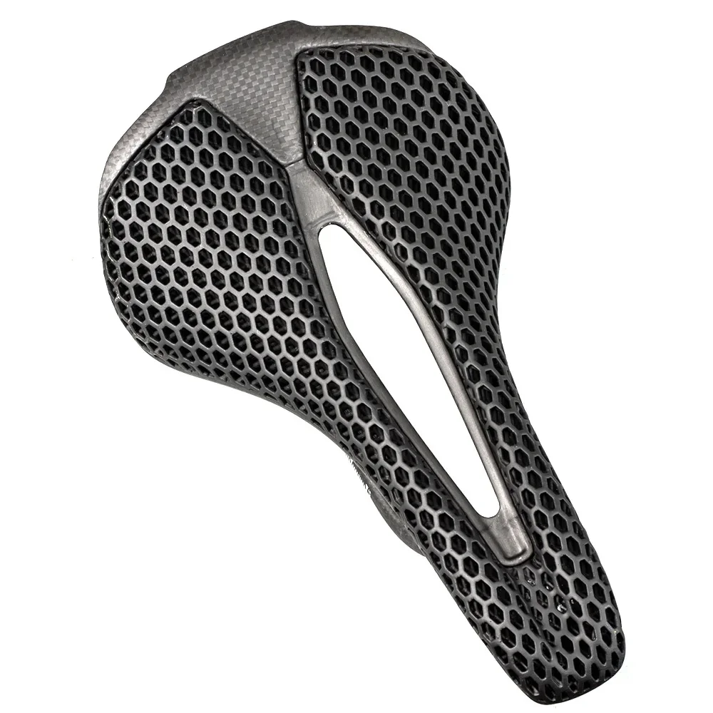 AliExpress UK ELITA ONE Carbon 3D Printing Saddle Ultralight Saddle 115g Hollow and Breathable 250x150mm Bike Seating for