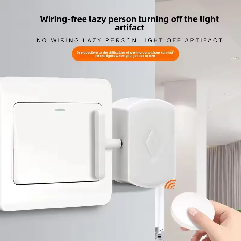 Remote Switch Pusher Wireless Remote Control Light Switch Off Without Getting Out Of Bed Smart RF433 mhz Light Switch Robot Push