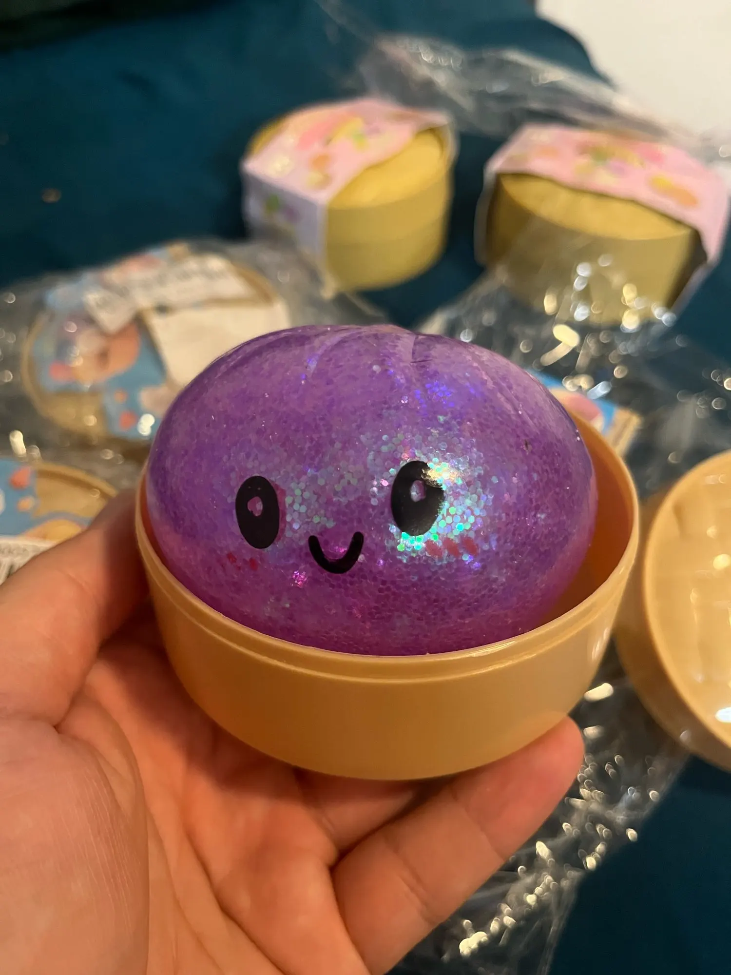 Dumpling Pressure Dumpling Squishies Cute Colorful Bun Toy Slow Rising Stress Relief Fidget Toy for Kids Adults Anti-Anxiety Gif photo review